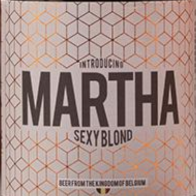 Martha Sexy Blond bier etiket